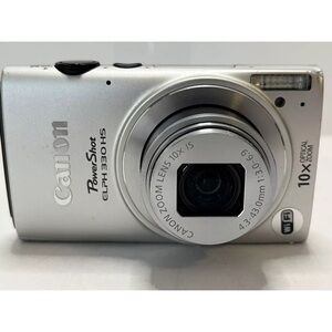 Canon PowerShot ELPH 330 HS 12.1MP Digital Camera TESTED w Charger SD Cards Case